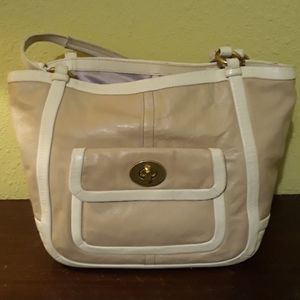 Coach pre owned bag leather